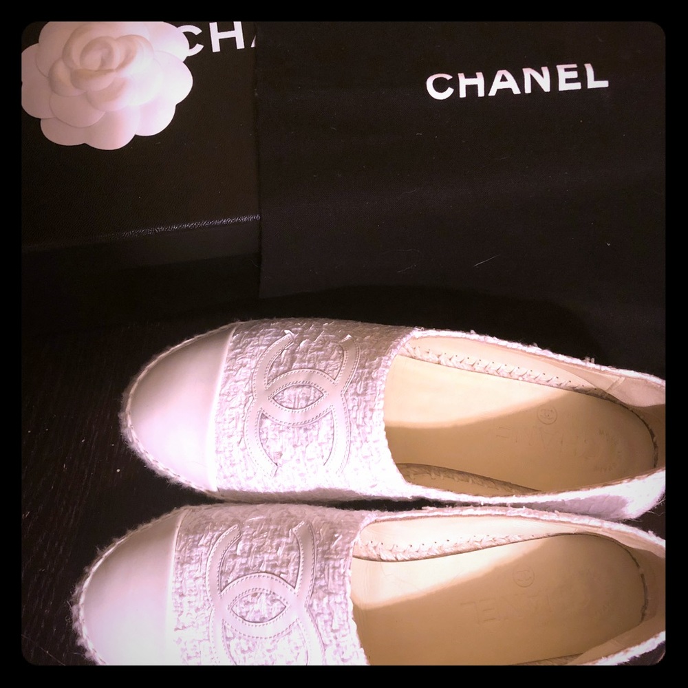 Stunning Spring 2017 Chanel espadrilles